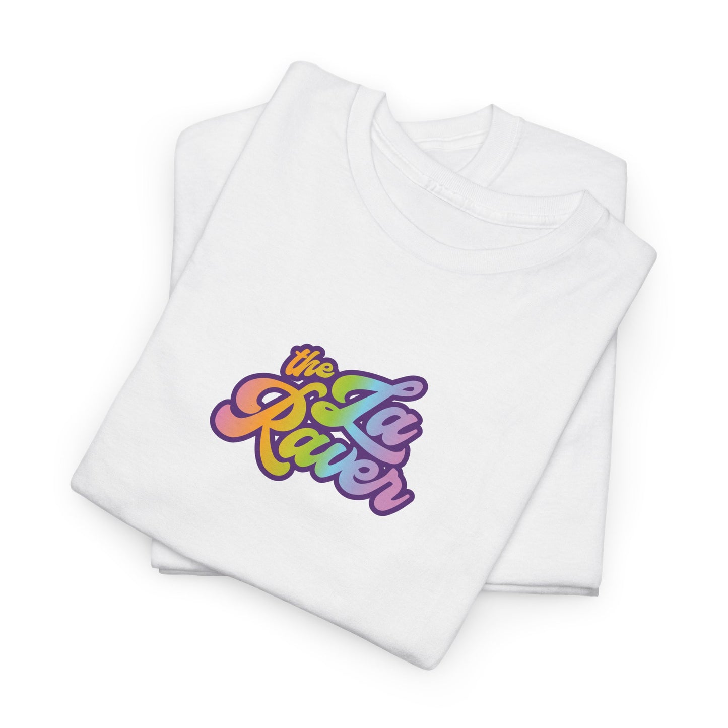 The LA Raver Rainbow Pride Logo T-Shirt