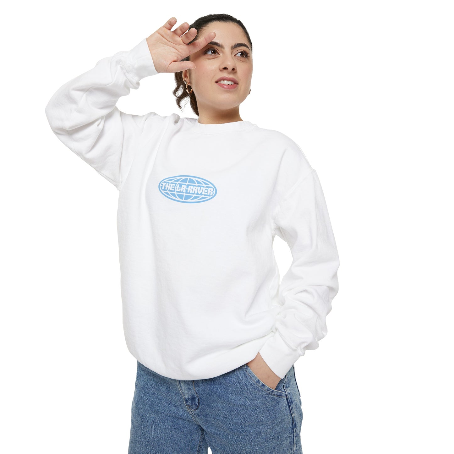 The LA Raver White Crewneck