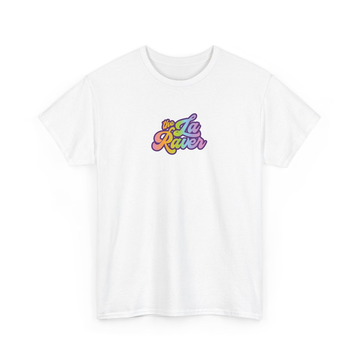 The LA Raver Rainbow Pride Logo T-Shirt