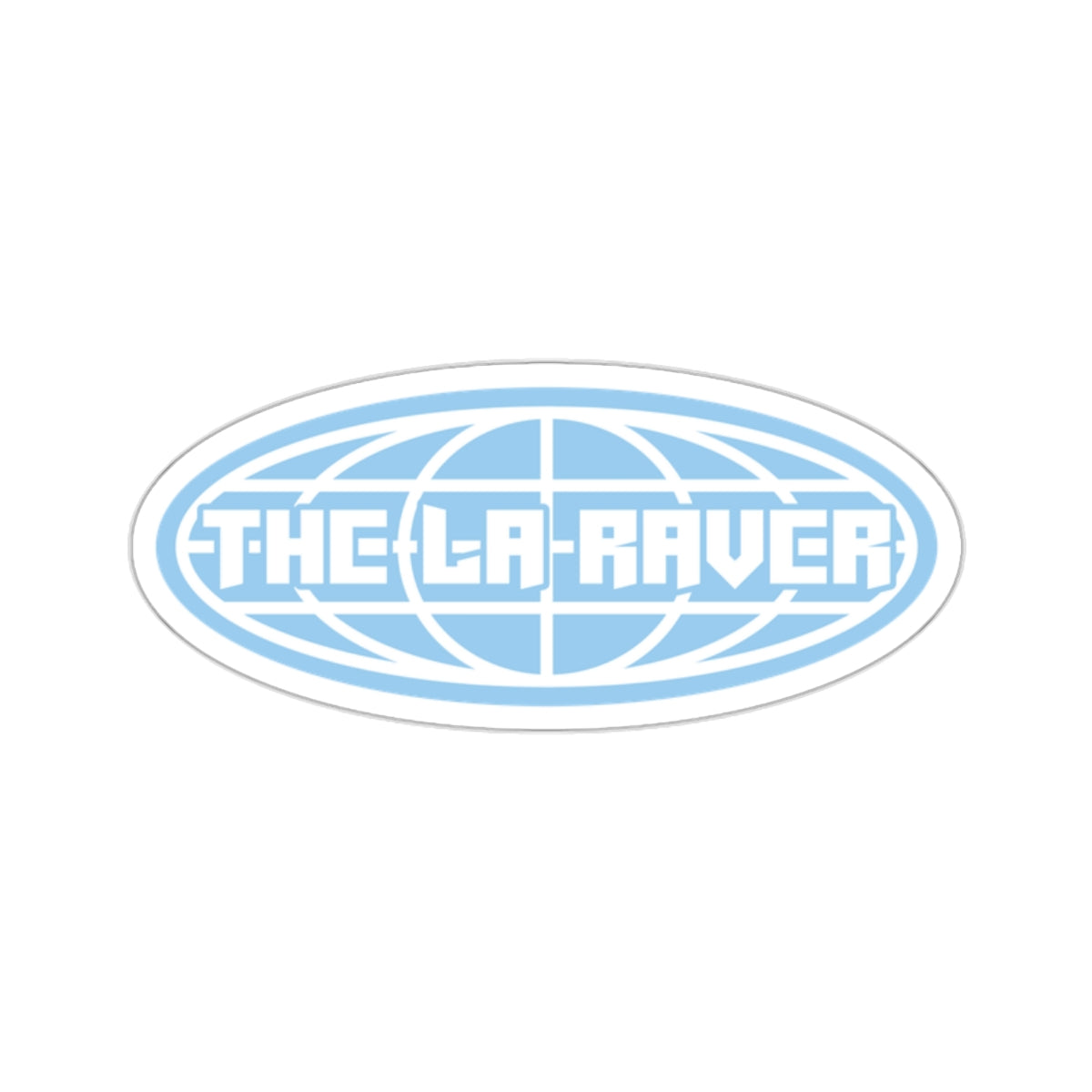 The LA Raver Logo Sticker